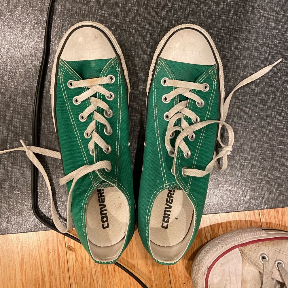Green Converse Sz9